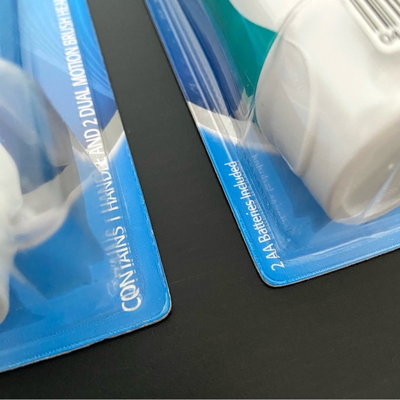 Lot or 2 Dentiguard Power Toothbrush Medium Dual Motion green - Picture 5 of 5